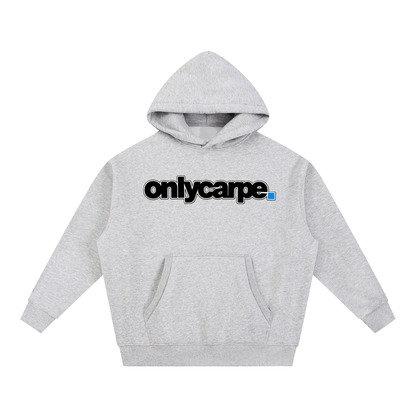 "onlycarpe" Boxy Fit Fleece Hoodie